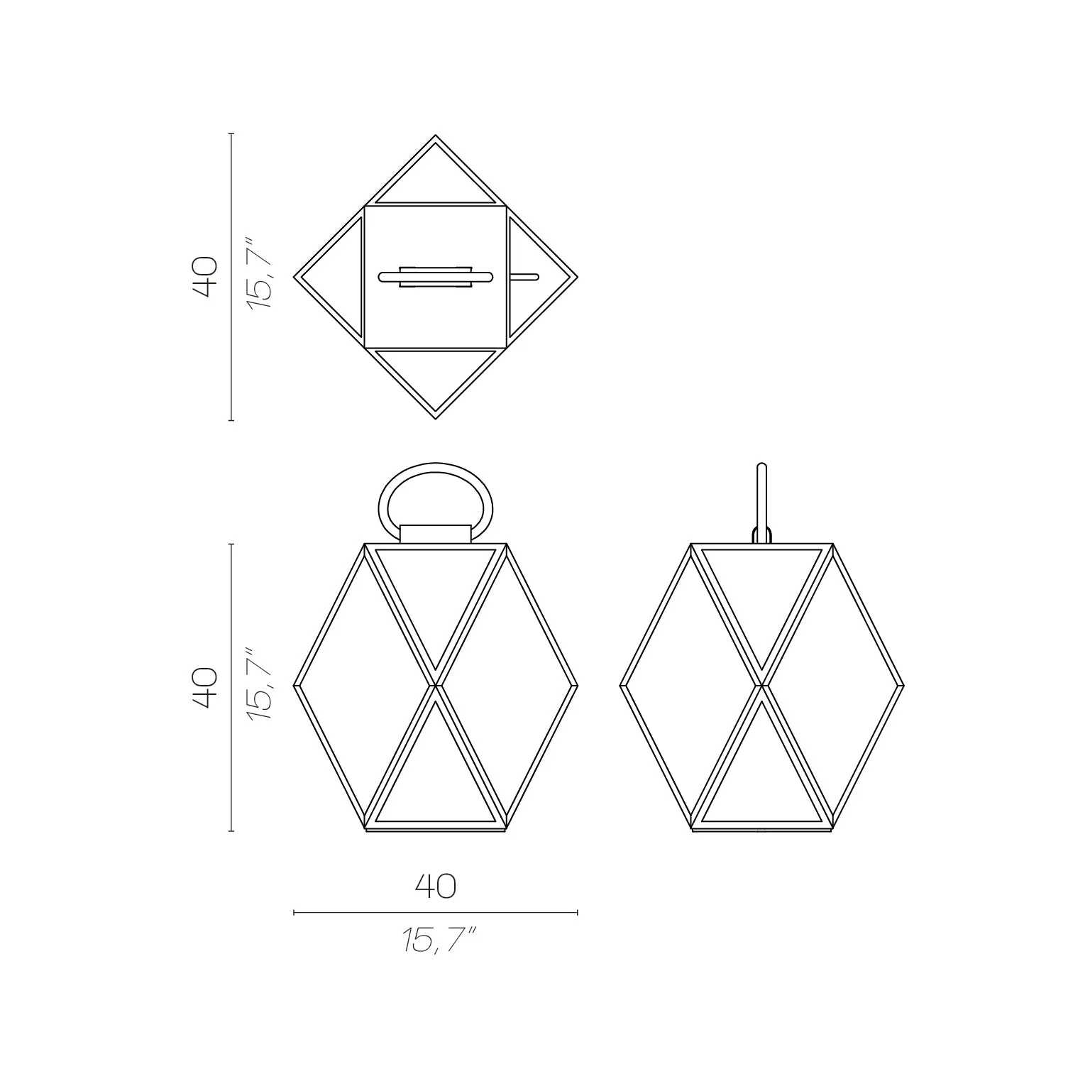 Muse Lantern Outdoor