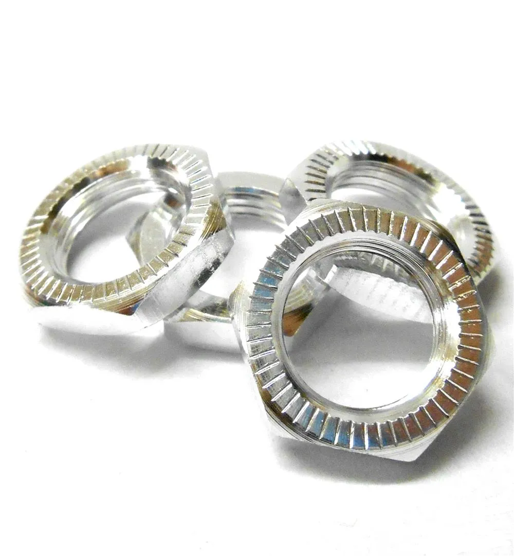 N10174 1/8 RC M17 17mm Alloy Wheel Nuts Only Nut Titanium Grey x 4