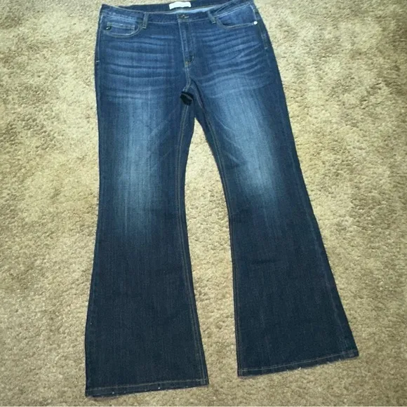 New Kancan CELESTINE MID RISE FLARE JEANS 3XL