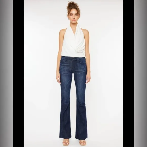 New Kancan CELESTINE MID RISE FLARE JEANS 3XL