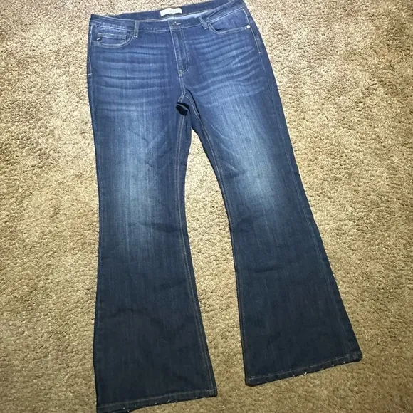 New Kancan CELESTINE MID RISE FLARE JEANS 3XL