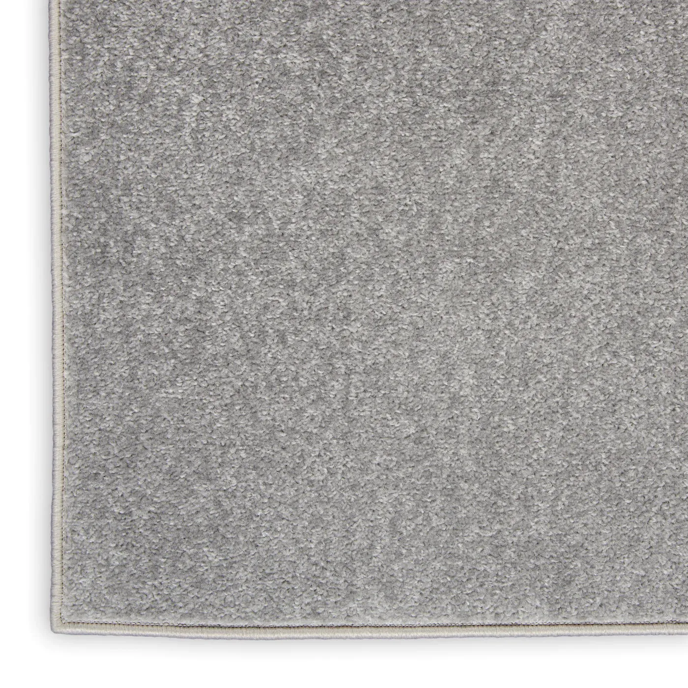New Nourison Essentials large Silver Grey Area Rug 9 Ft X 12 Ft! Crafted for rugged use! Indoor/Outdoor! Retails $503 