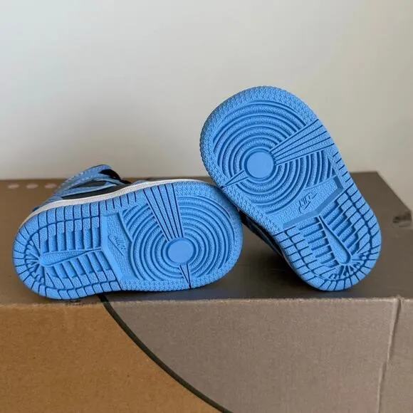 Nike Air Jordan 1 Mid ‘University Blue’ Toddler Sneakers - SZ 2 C