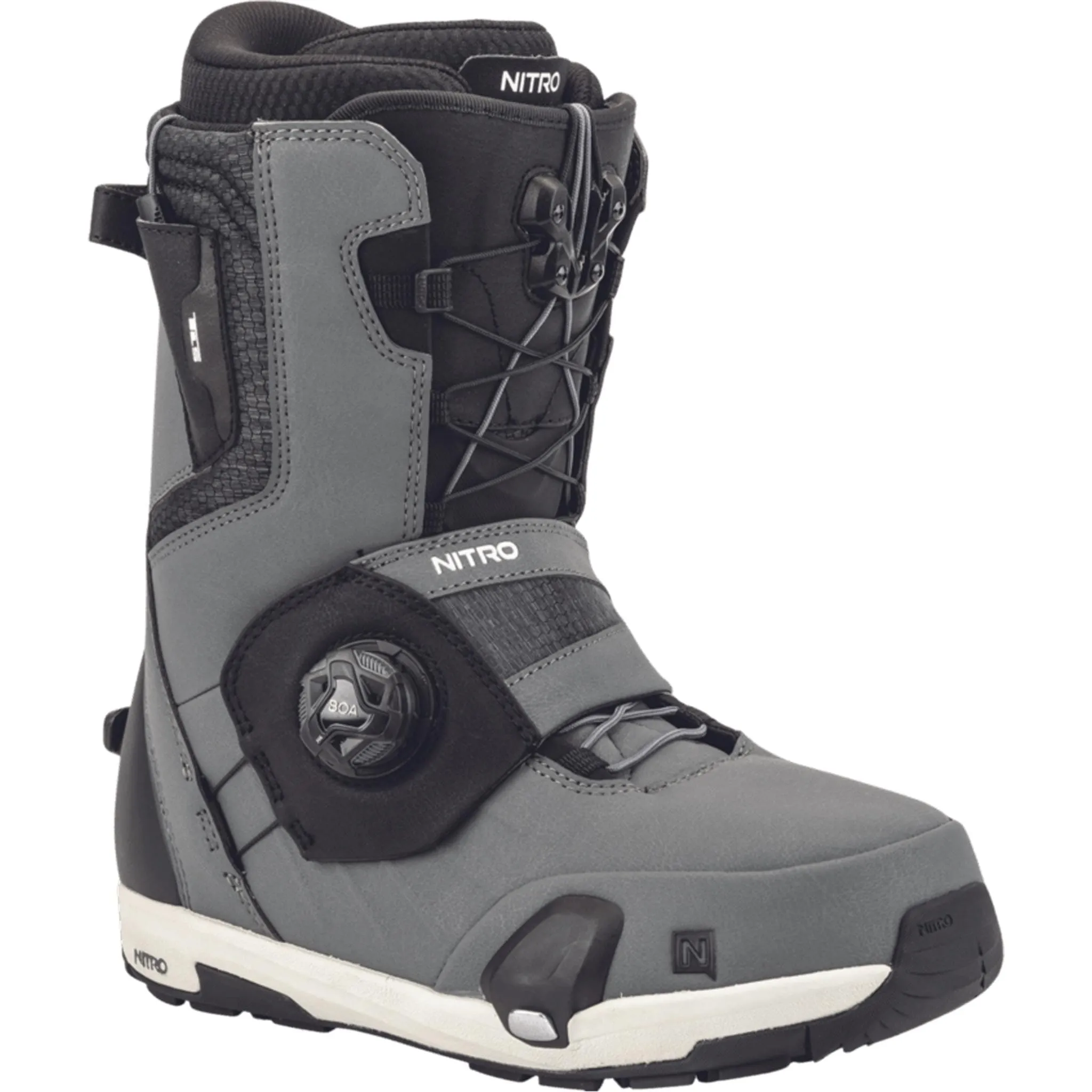 Nitro Profile Step On TLS Snowboard Boots Charcoal 2025
