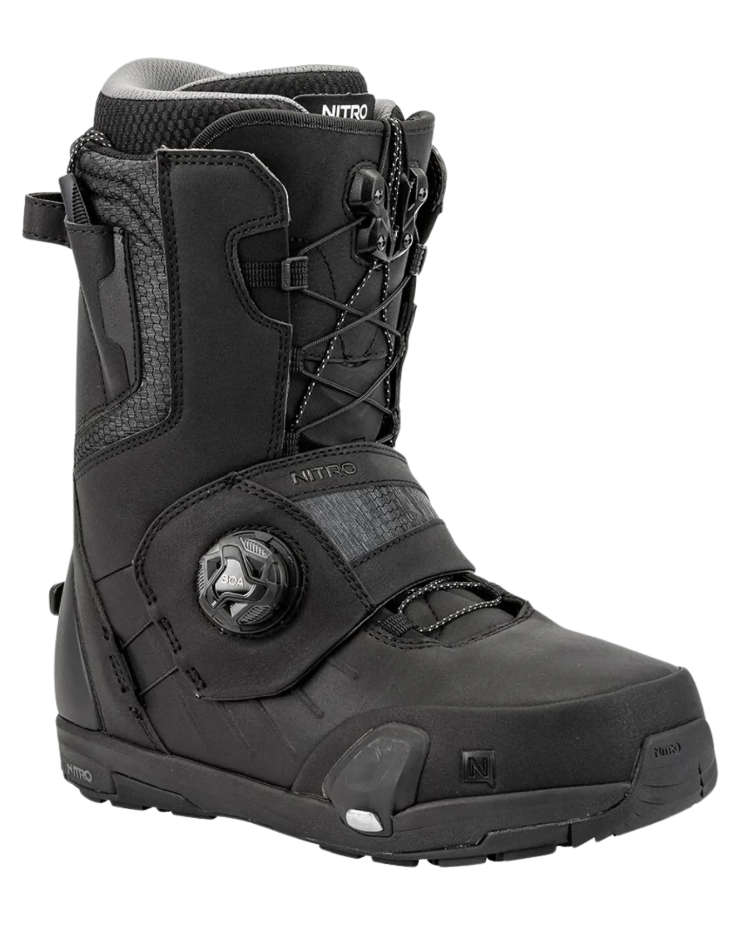 Nitro Profile TLS Step On Snowboard Boots - Black