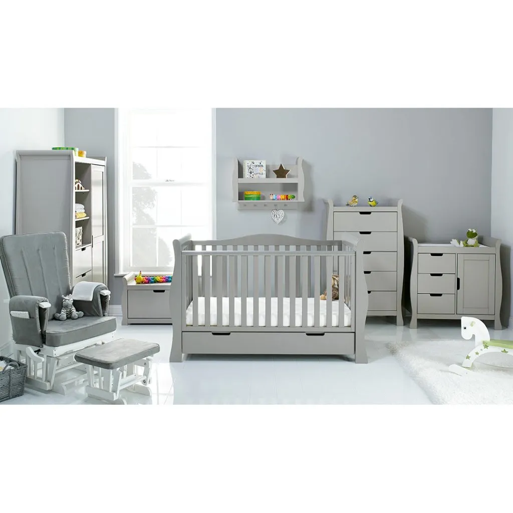 OBABY Stamford Luxe 7 Piece Room Set - Warm Grey