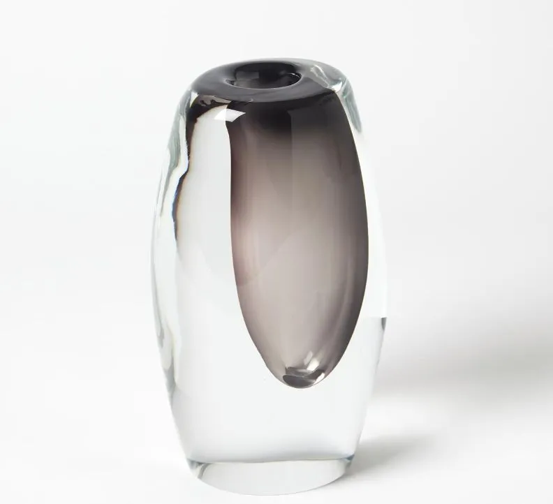 Off Set Vases, Grey - Global Views