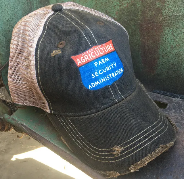 Original Cowgirl Clothing Cap: Distressed Farm Security