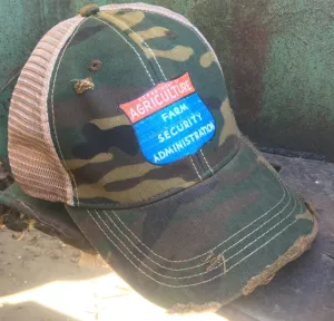 Original Cowgirl Clothing Cap: Distressed Farm Security