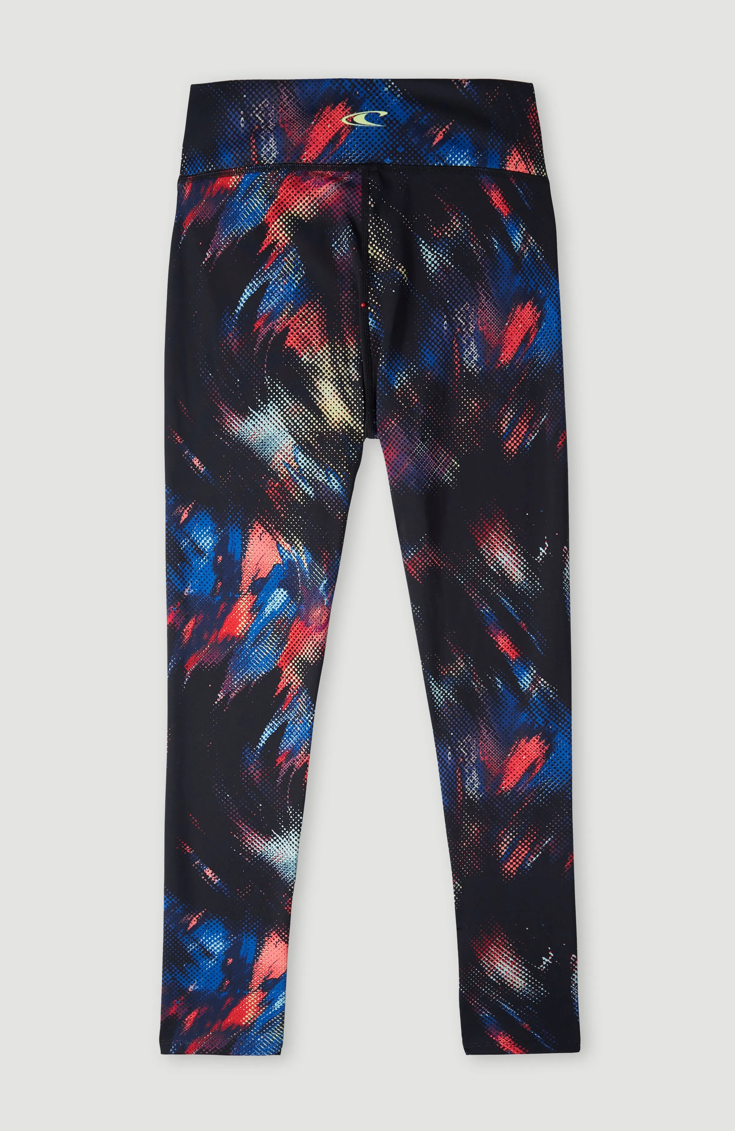 Outdoor Active High-Waist Leggings | Black Future Fade