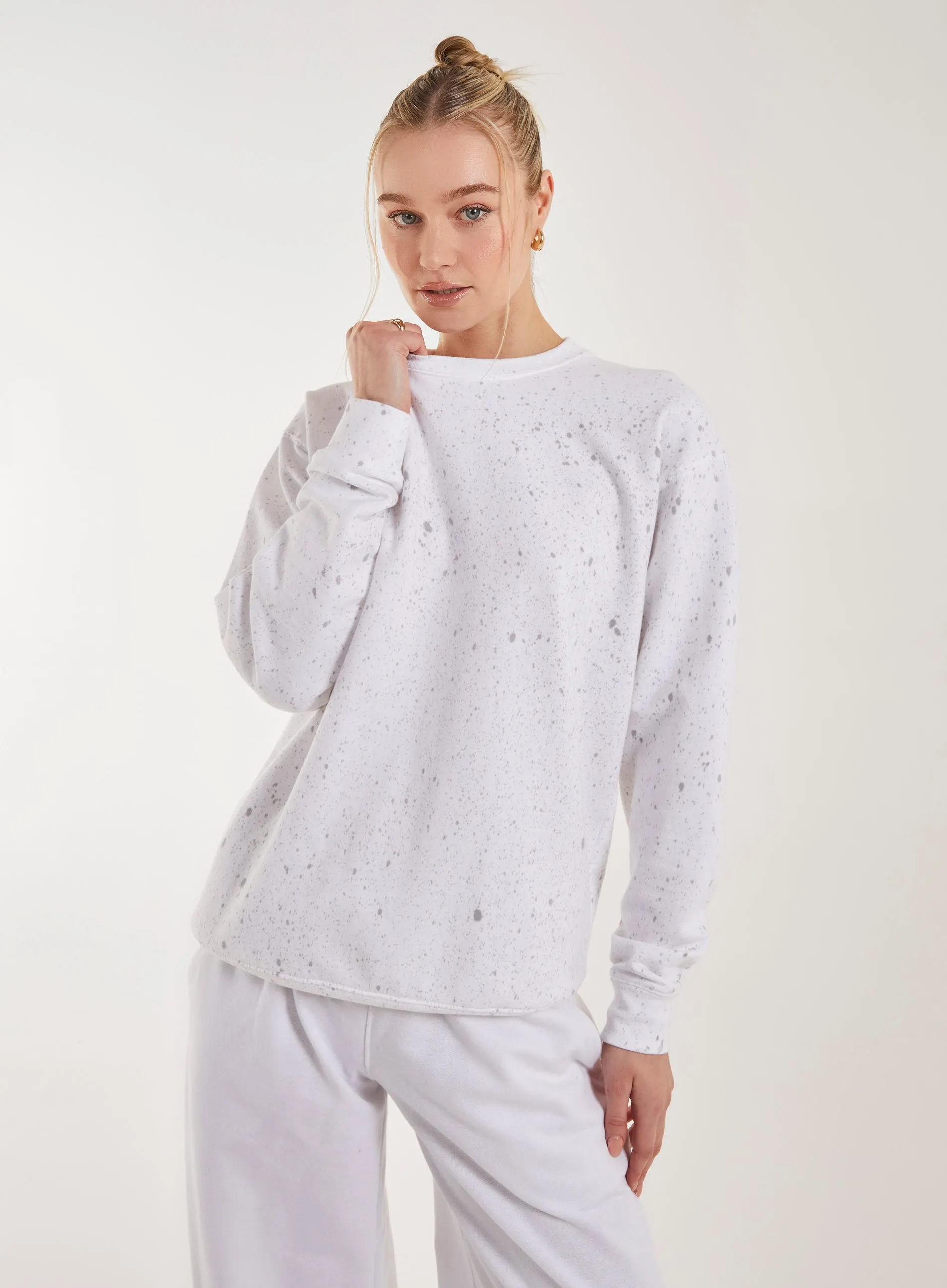 Oversized Acid Wash Sweatshirt