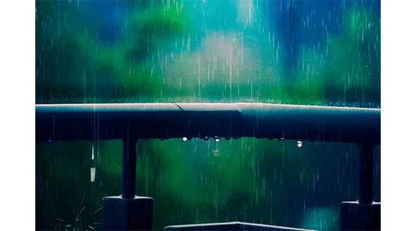 Photoshop Action Animated Raining