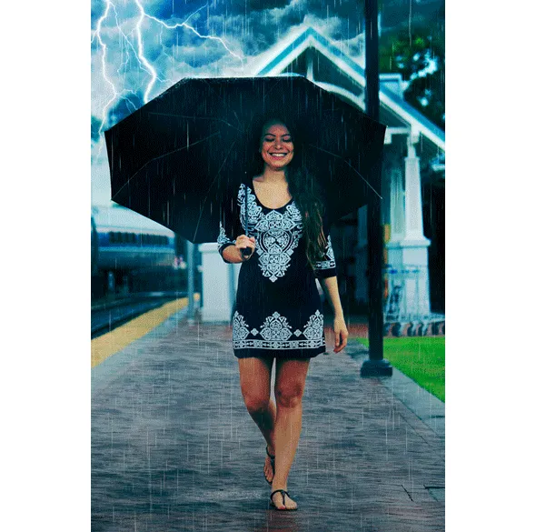 Photoshop Action Animated Raining