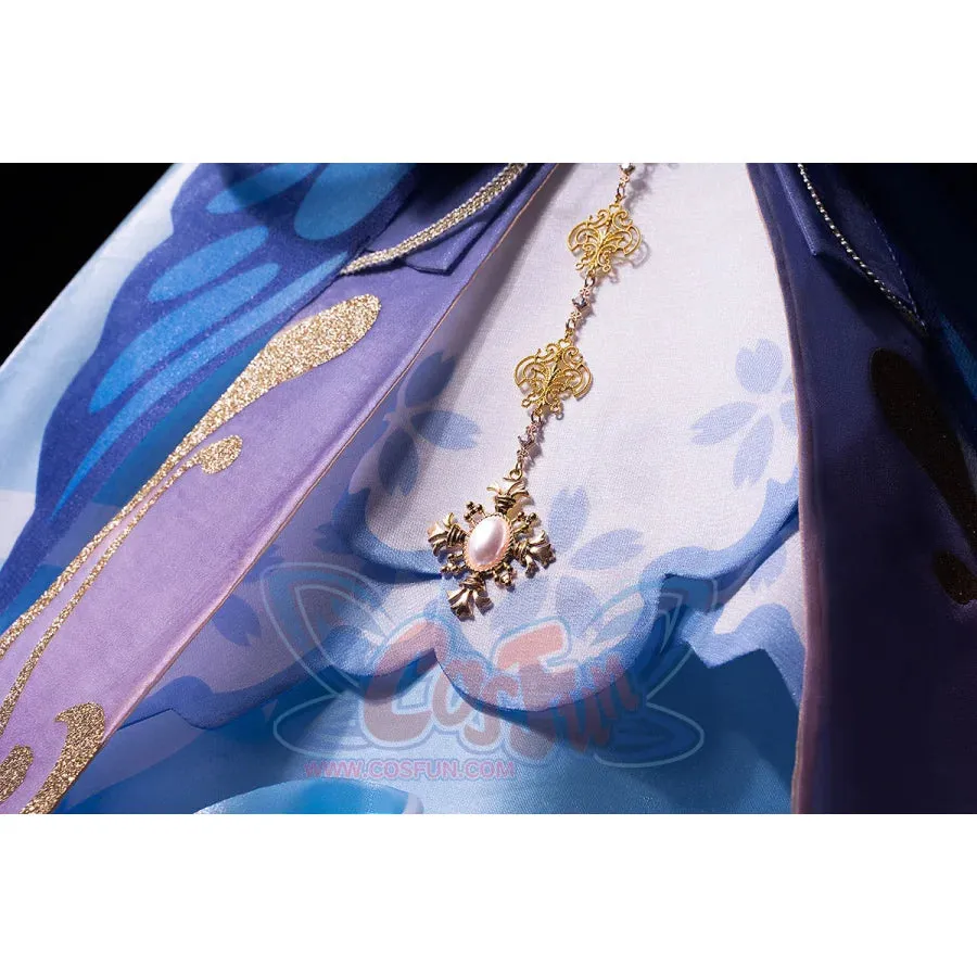 PRE-SALE Genshin Impact Kamisato Ayaka Springbloom Missive Cosplay Costume C07445  AAA