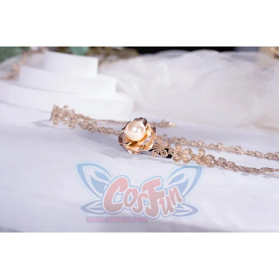 PRE-SALE Genshin Impact Kamisato Ayaka Springbloom Missive Cosplay Costume C07445  AAA