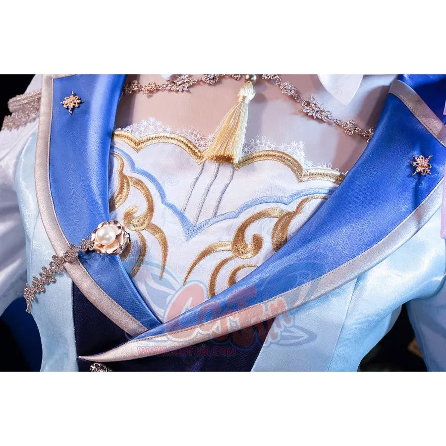 PRE-SALE Genshin Impact Kamisato Ayaka Springbloom Missive Cosplay Costume C07445  AAA