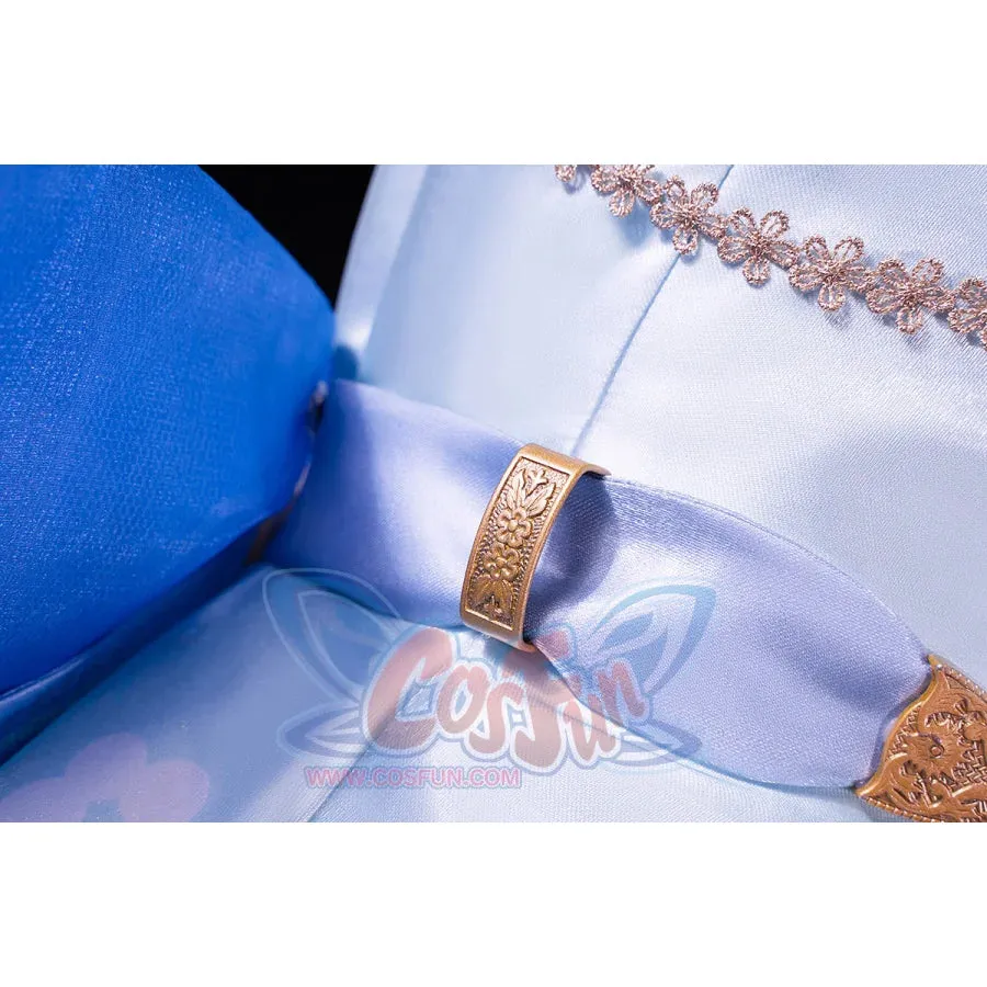 PRE-SALE Genshin Impact Kamisato Ayaka Springbloom Missive Cosplay Costume C07445  AAA