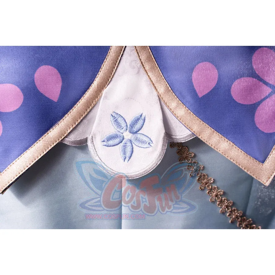 PRE-SALE Genshin Impact Kamisato Ayaka Springbloom Missive Cosplay Costume C07445  AAA