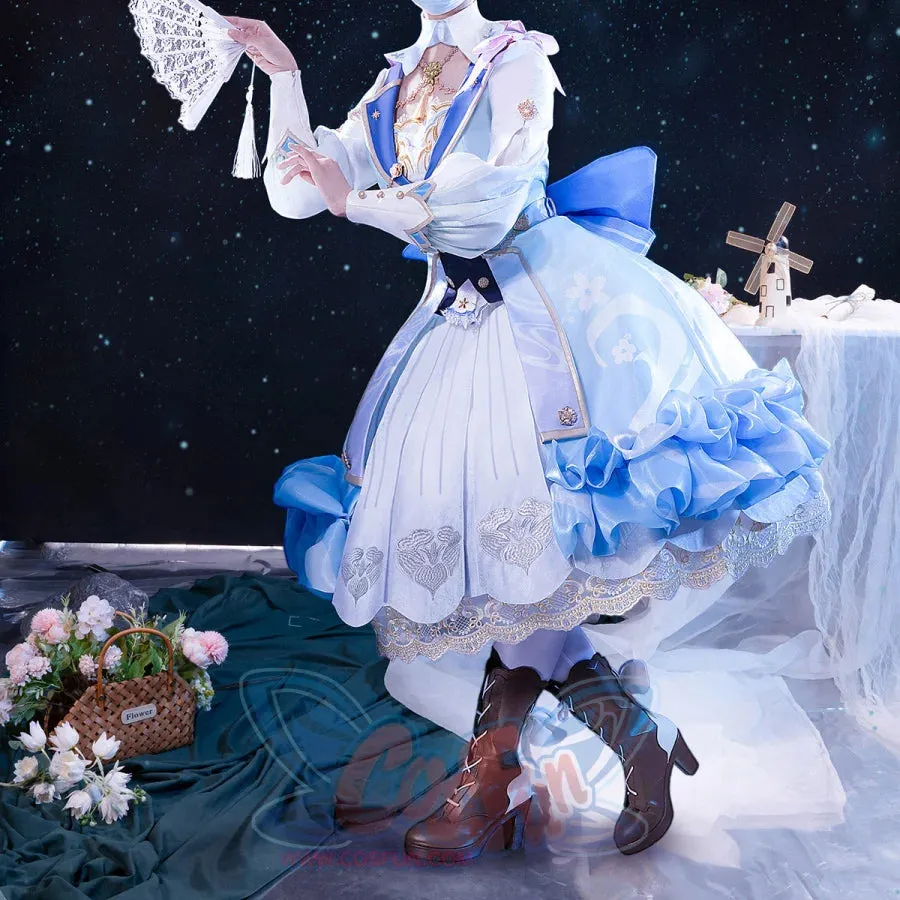 PRE-SALE Genshin Impact Kamisato Ayaka Springbloom Missive Cosplay Costume C07445  AAA