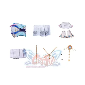 PRE-SALE Genshin Impact Kamisato Ayaka Springbloom Missive Cosplay Costume C07445  AAA