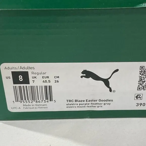PUMA Men's TRC Blaze Easter Goodies Lace Up Sneakers SZ 8