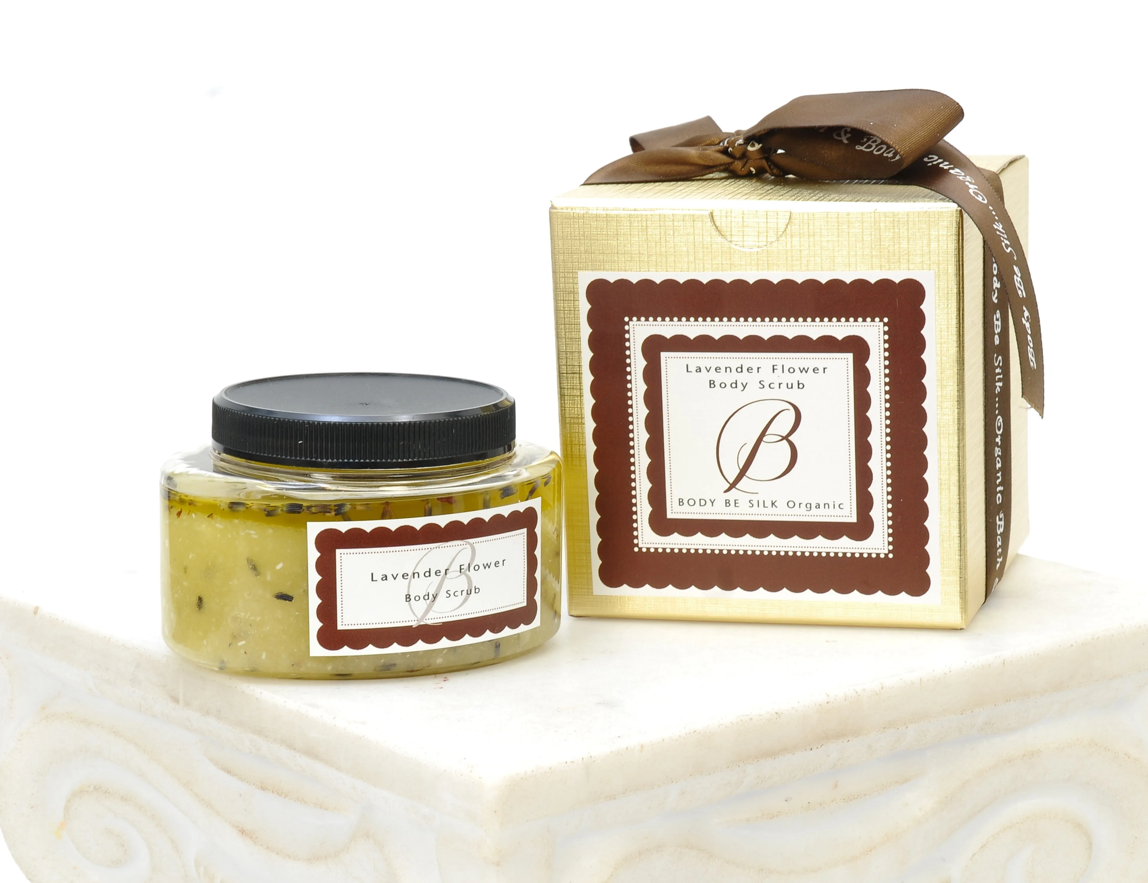 "Luxe natural Lavender Flowers Body Scrub"