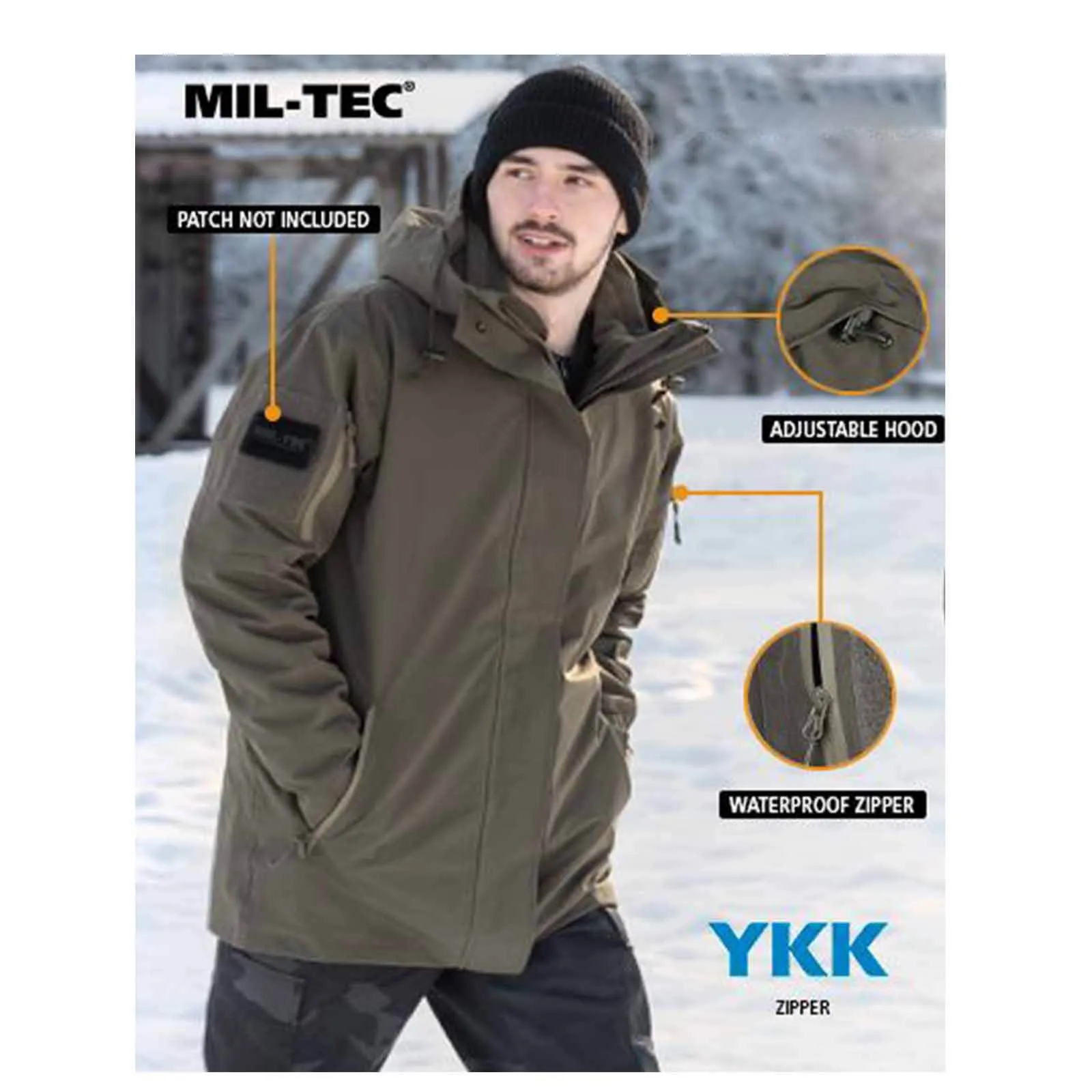 Ranger Gen 2 Cold Weather Waterproof Military Jacket - Black