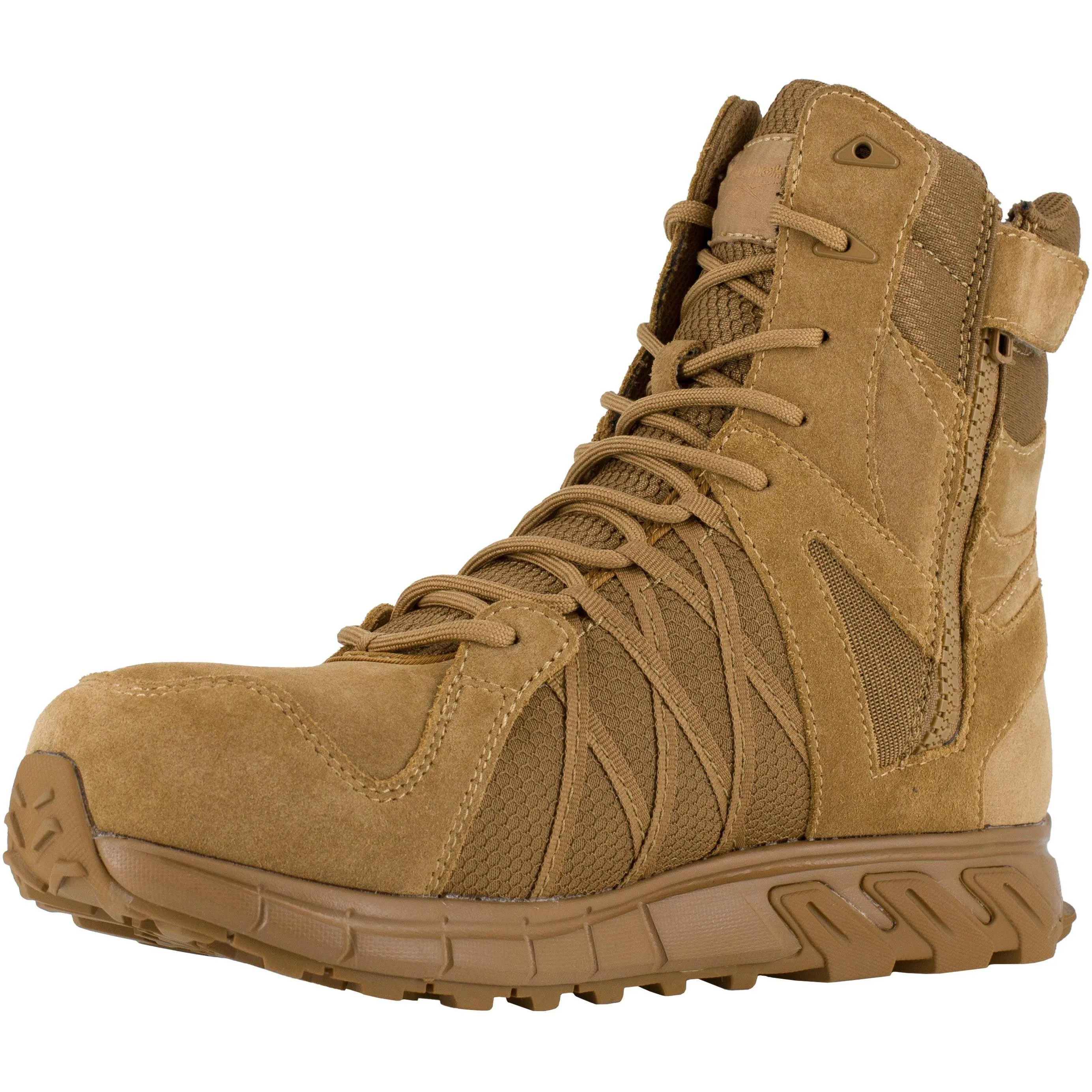 Reebok Men's Trailgrip Tactical 8" Comp Toe Tactical Work Boot- Coyote- RB3460