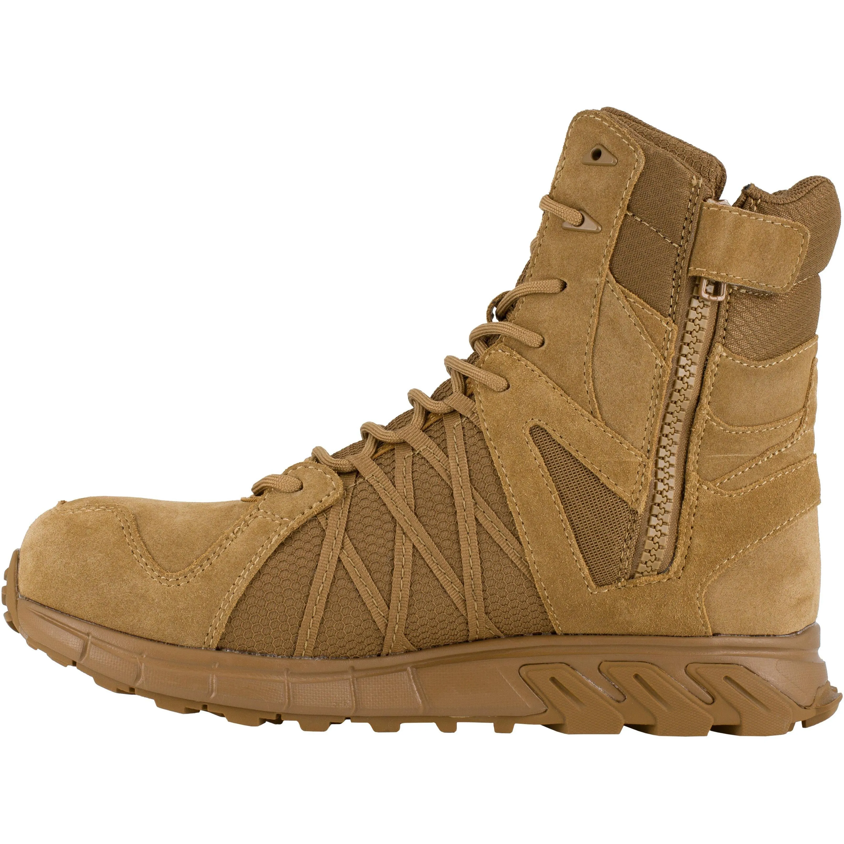 Reebok Men's Trailgrip Tactical 8" Comp Toe Tactical Work Boot- Coyote- RB3460
