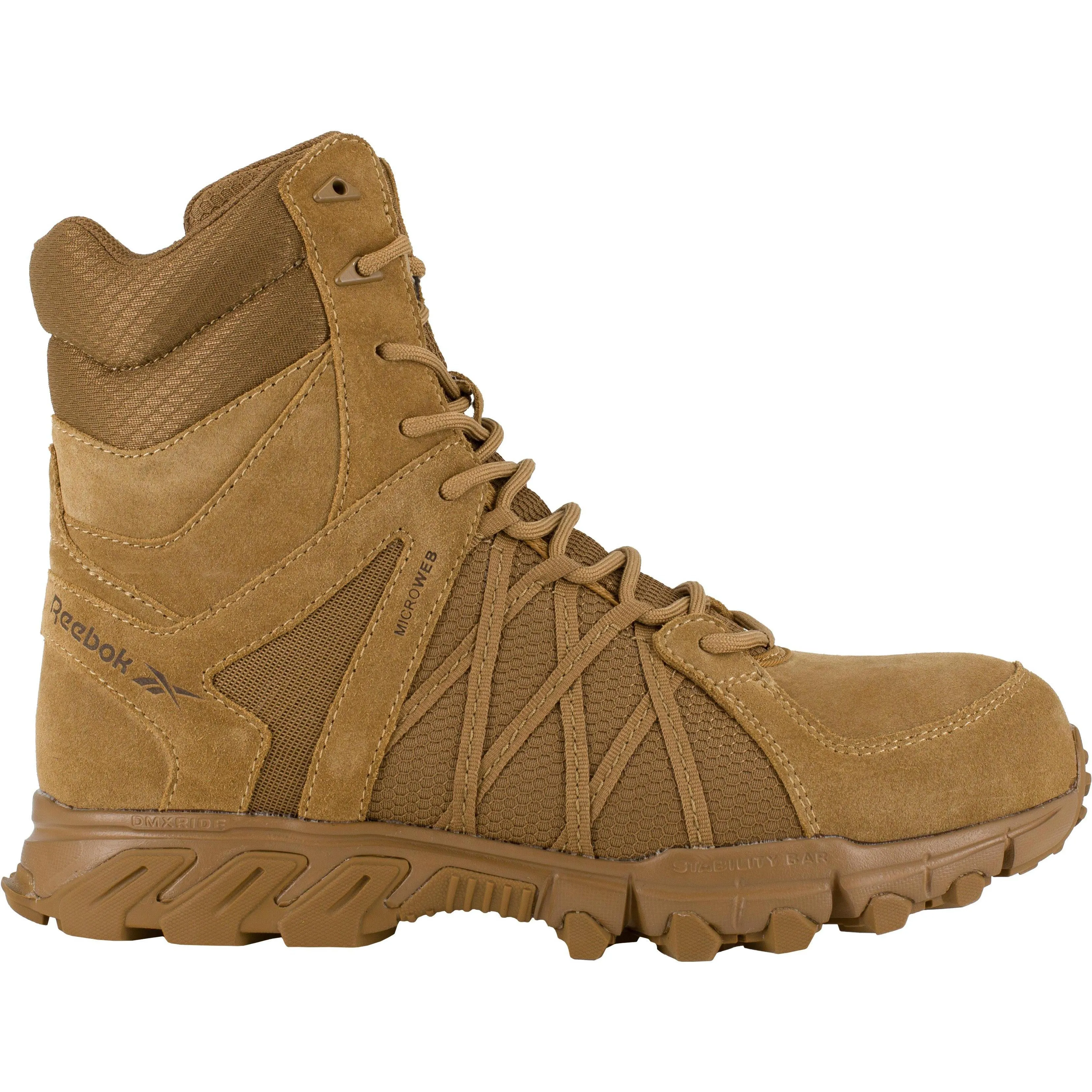 Reebok Men's Trailgrip Tactical 8" Comp Toe Tactical Work Boot- Coyote- RB3460