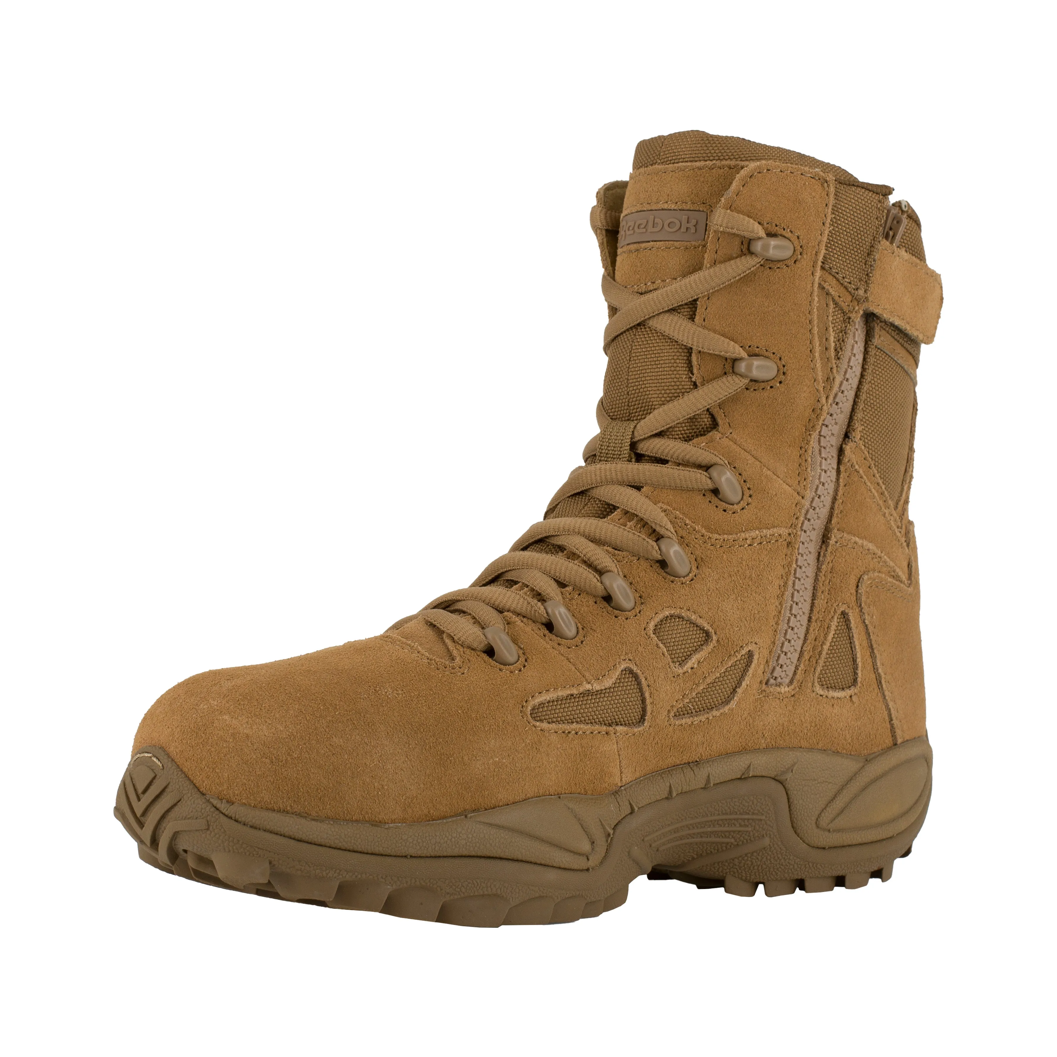 Reebok Women's Rapid Response RB 8" Comp Toe Stealth Military Boot - Coyote - RB885