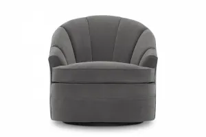 Richard Mishaan Club Chair with Swivel - Bolier & Co.