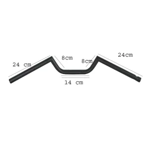 R.J.VON Bike Modify Handlebar Rod U shape