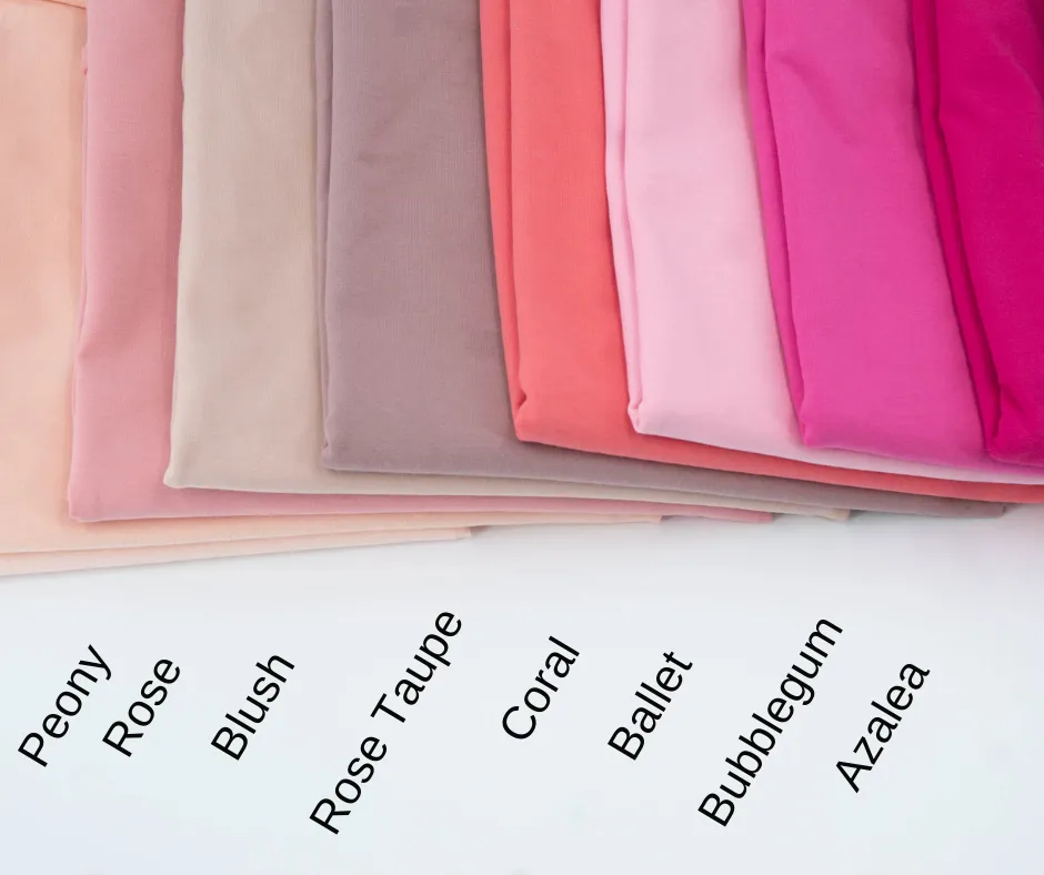Rose - LUXE Solids Jersey Knit - 1/2 Metre