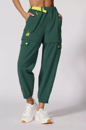 Rove 2 in 1 Cargo Pant - Pine Needle