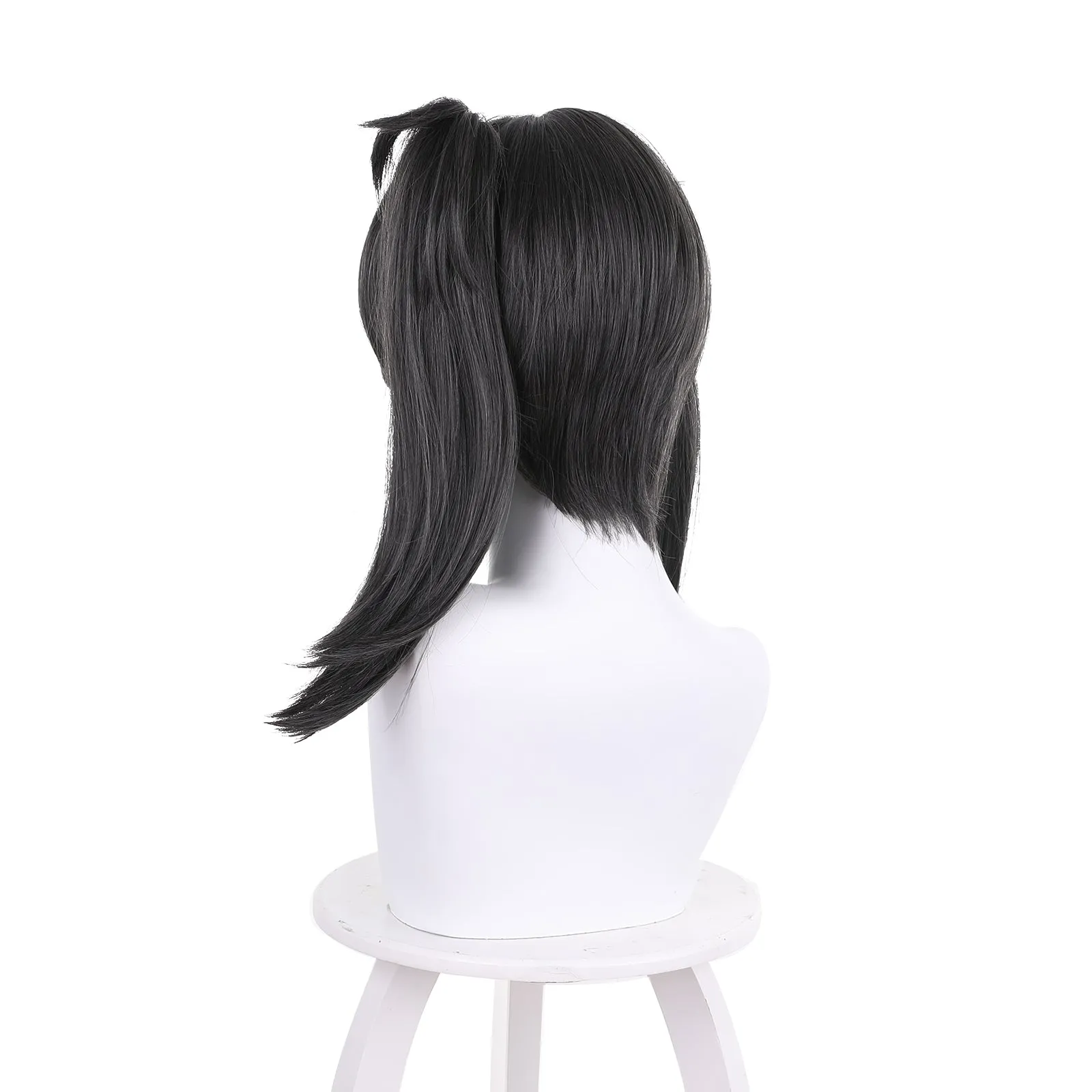 Rulercosplay Anime NEEDY GIRL OVERDOSE Rain Black Medium Cosplay Wig