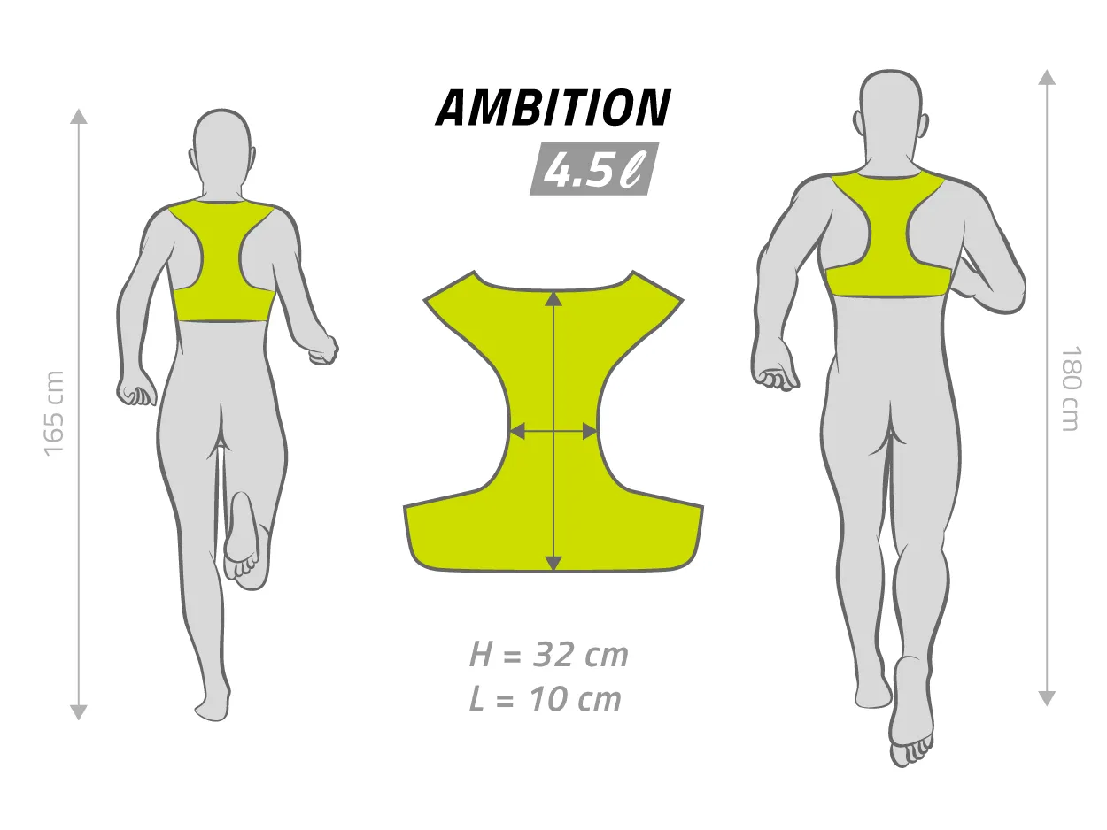 Sac d'Hydratation & de Portage 4.5 Litres "AMBITION"