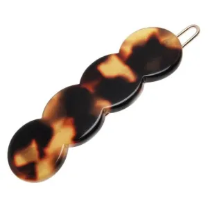 Scalloped Tige Boule Barrette - Classic