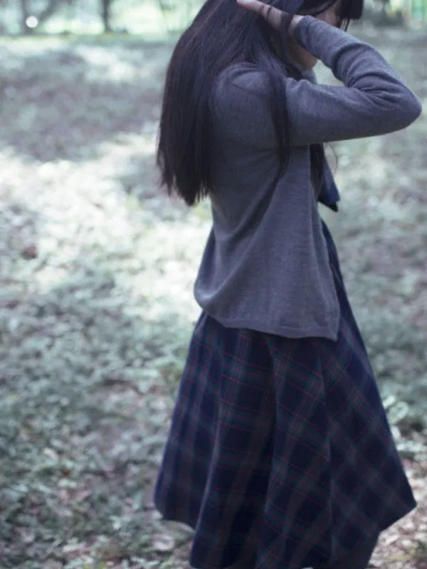scottish green cotton dress