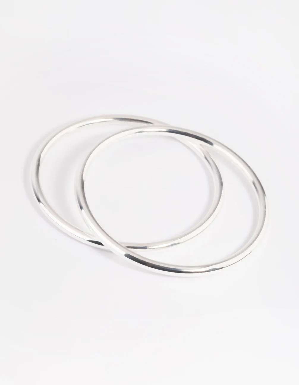 Silver Plated Bangle Set