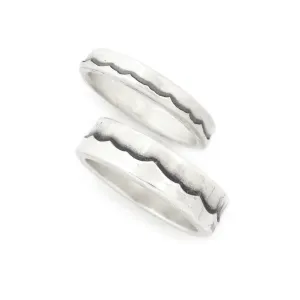 Silver Wave Ring