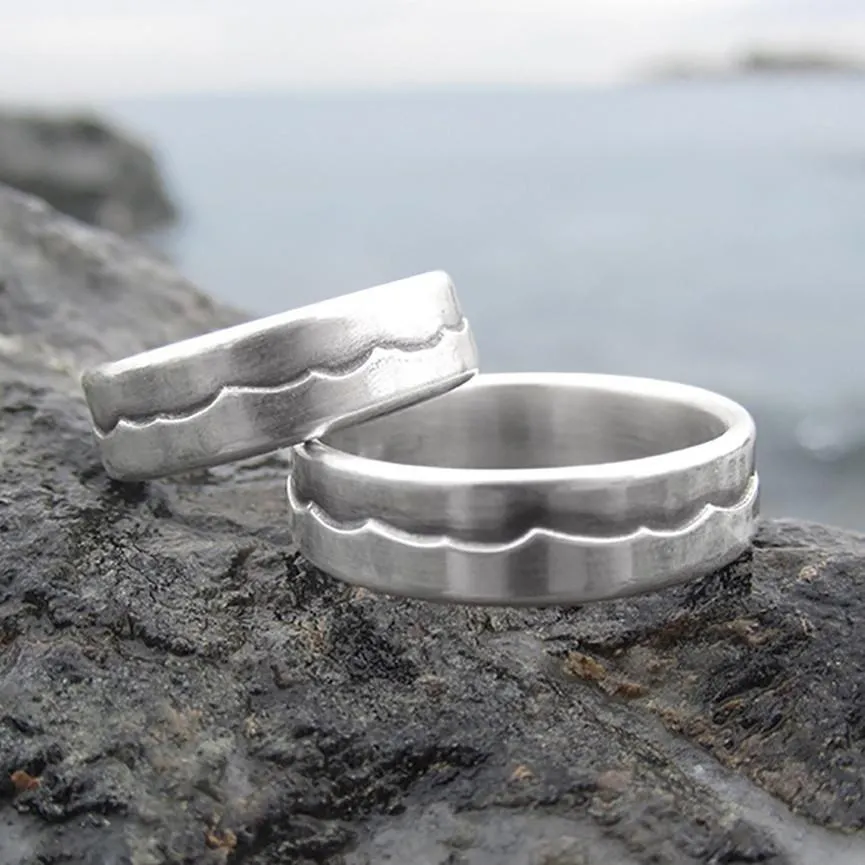 Silver Wave Ring