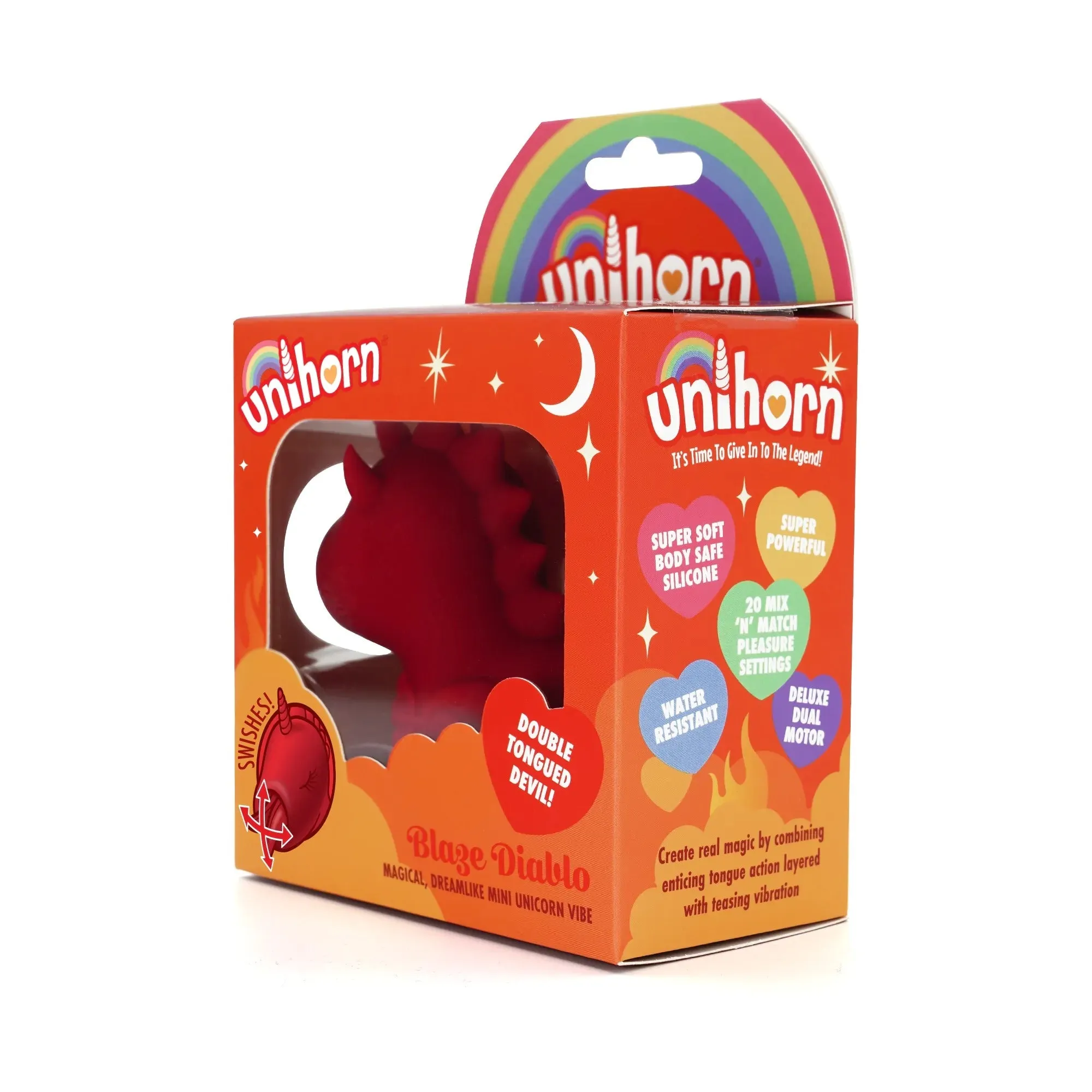 Skins - Unihorn Blaze Diablo - Vibrator - Siliconen - USB Oplaadbaar