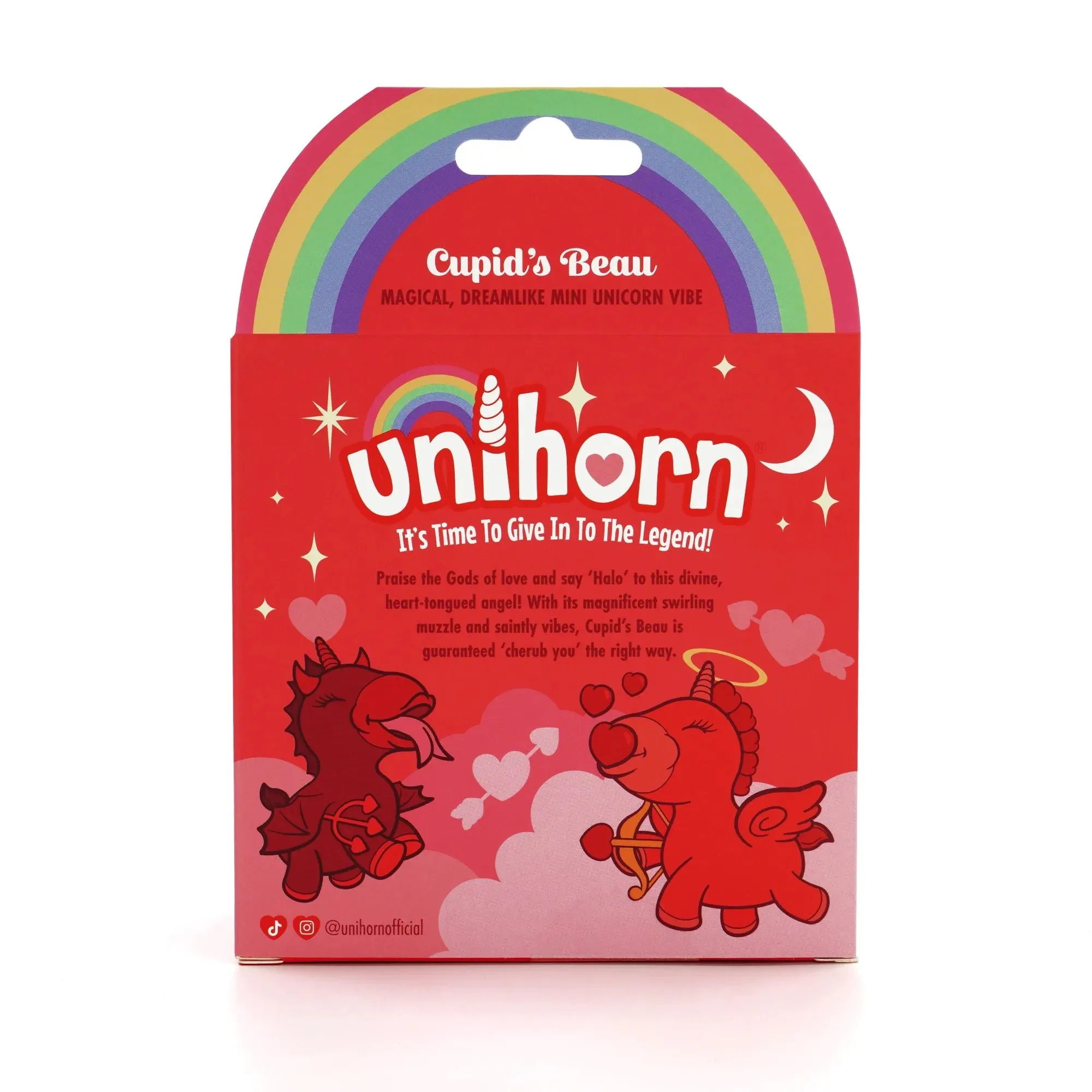 Skins - Unihorn Cupid's Beau - Vibrator - Siliconen - USB Oplaadbaar - Rood