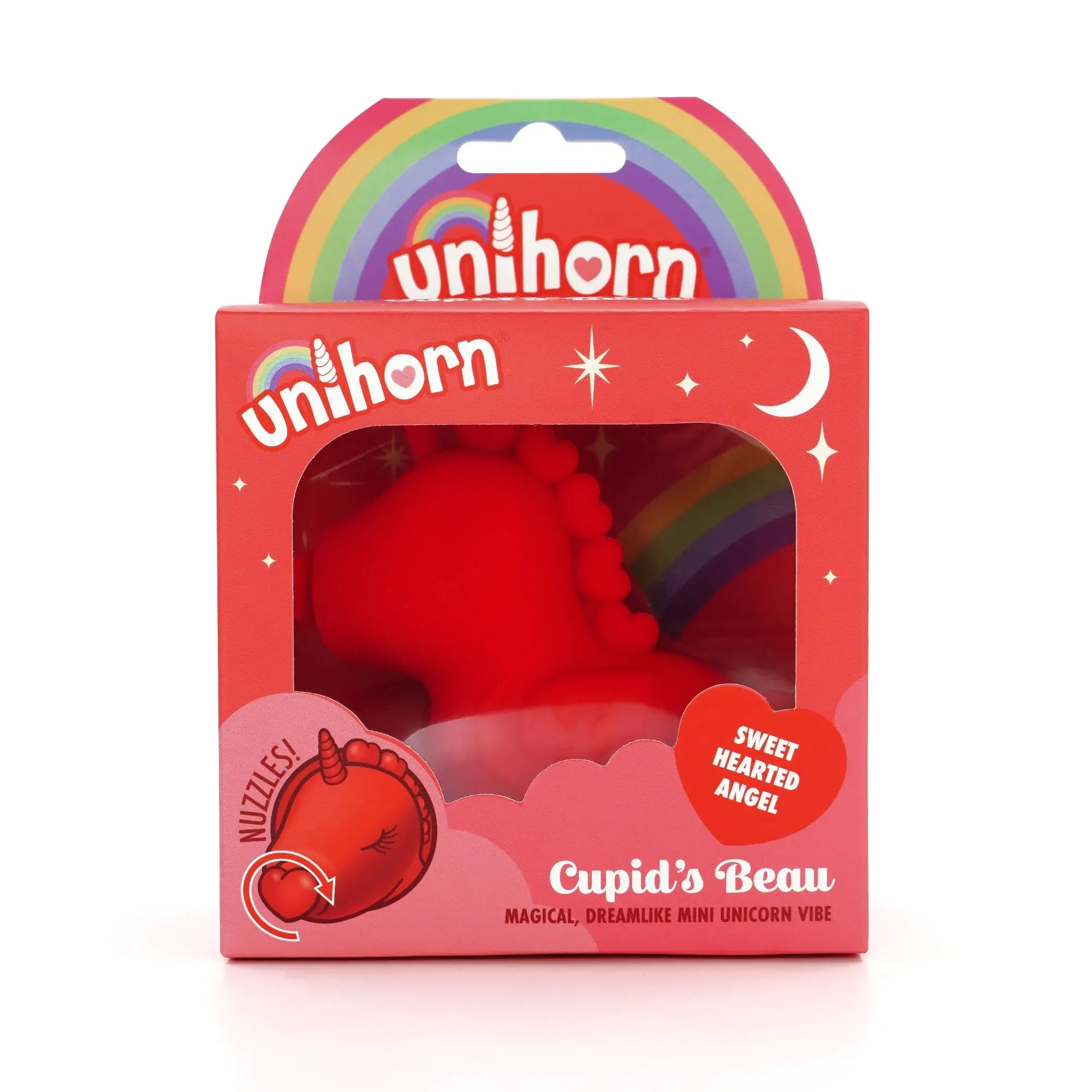 Skins - Unihorn Cupid's Beau - Vibrator - Siliconen - USB Oplaadbaar - Rood