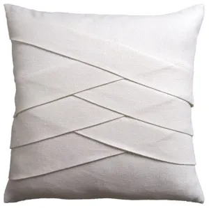 Slubby Linen Herringbone Pillow 22x22 - Ryan Studio