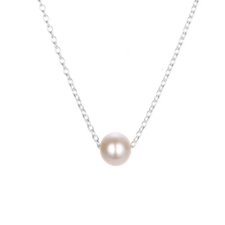 Small Pearl Necklace & Bracelet Set