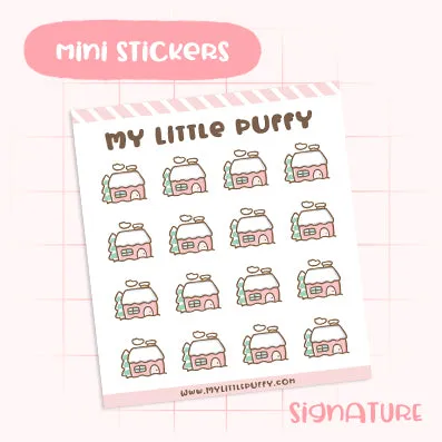 Snowy Home Planner Sticker