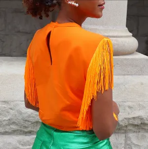 Splendid Fringe Top