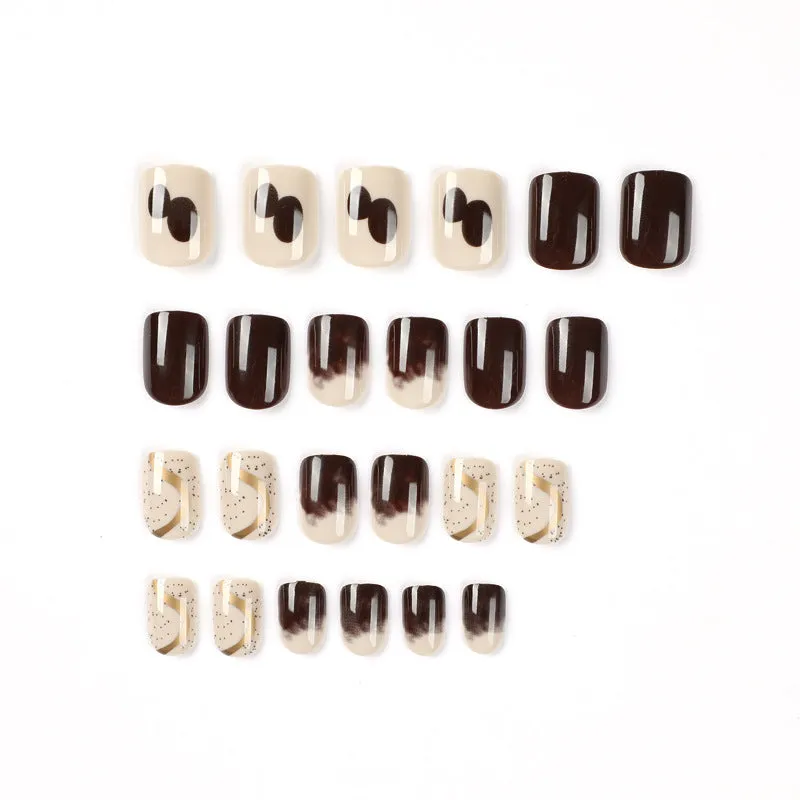 Square Autumn Winter Vintage Brown